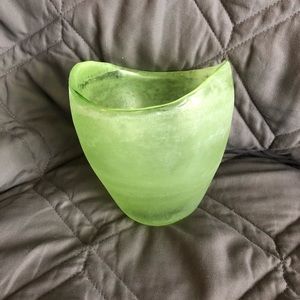 Green Glass Vase